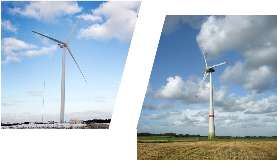 as duas maiores turbinas eólicas em operação no mundo